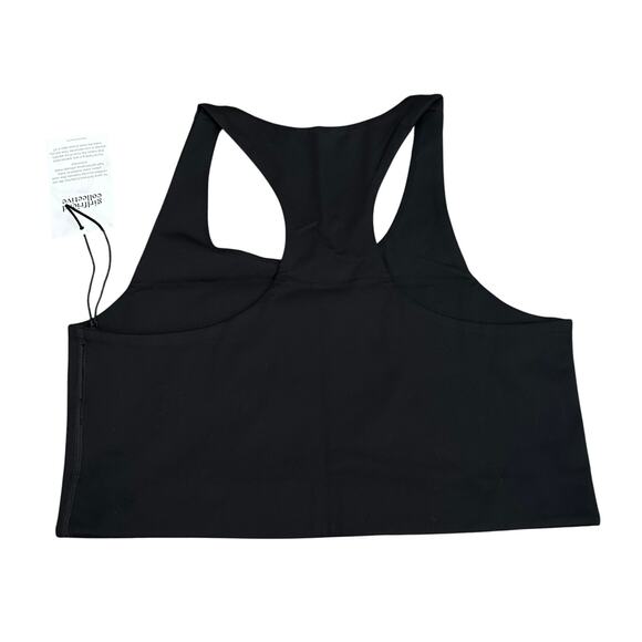 Girlfriend Collective Black Paloma Racerback Bra 1002 Size Large New with tags - Picture 2 of 5